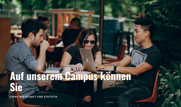 Informationen für Studenten Website Builder-Vorlagen