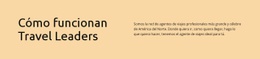 Travel Leaders Trabaja: Plantilla HTML5 De Una Sola Página