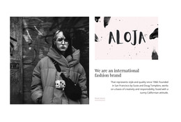 International Fashion Brand HTML Template