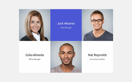 About Our Business Team - HTML Builder