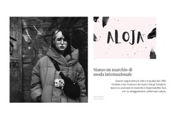 Marchio Di Moda Internazionale Modello A Larghezza Intera