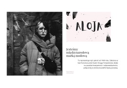 Międzynarodowa Marka Modowa Szablon O Pełnej Szerokości