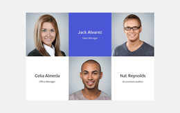 About Our Business Team - Personal Template