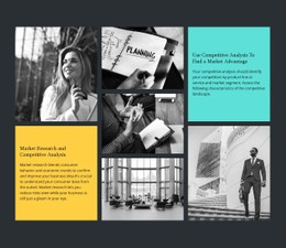 Business Photo In Grid CSS Website Template