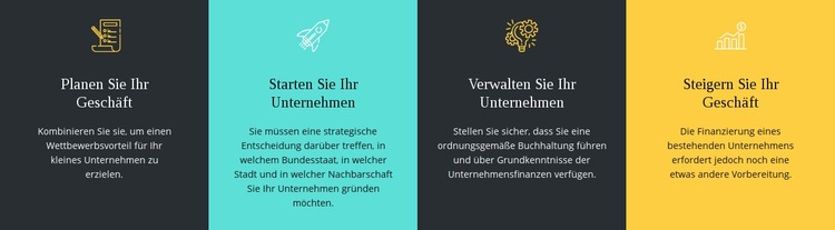 Wir bieten verschiedene Dienstleistungen an Landing Page