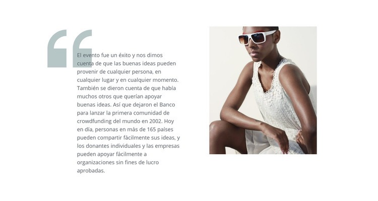 Citas de moda Creador de sitios web HTML