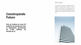 Plantilla HTML5 Exclusiva Para Construcción En Ciudades