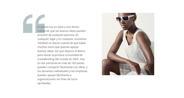 Citas de moda Tema de WordPress