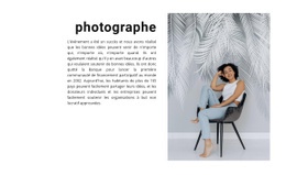 Modèle Web Réactif Pour Cours De Photographie En Studio