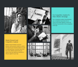 HTML5 Theme For Business Photo In Grid