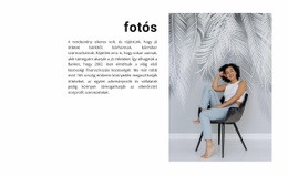 Reszponzív Websablon A Következőhöz: Stúdiófotós Órák