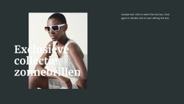 Verschillende Zonnebrillen Premium CSS-Sjabloon