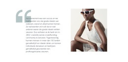 Mode Citaten - Website-Ontwerp