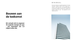 Bouw In Steden - Geweldig WordPress-Thema