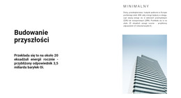 Budowa W Miastach - Szablon Strony HTML
