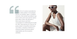 Modelo HTML5 Incrível Para Citações De Moda