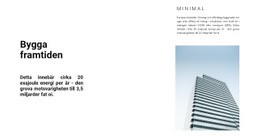 Byggande I Städer - HTML-Sidmall