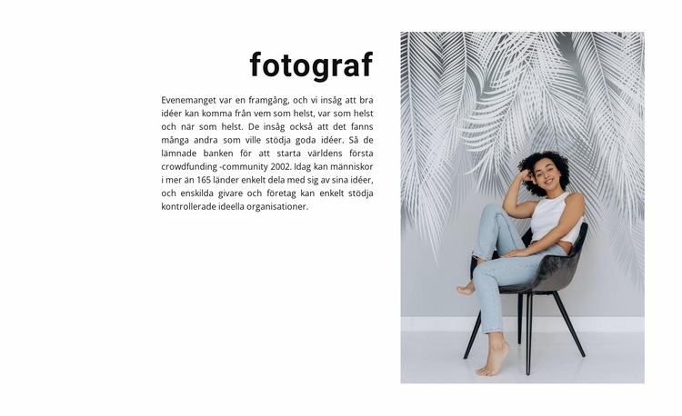 Lektioner i studiofotografering WordPress -tema