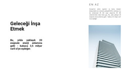 Şehirlerde Inşaat - HTML Sayfası Şablonu