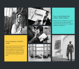 Kılavuzda Iş Fotoğrafı Için Sayfa HTML'Si