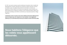 Grand Support De Construction Modèle Épuré Et Minimal