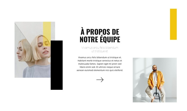 Une équipe de jeunes stylistes Modèle CSS