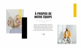 Une Équipe De Jeunes Stylistes – Page De Destination HTML5