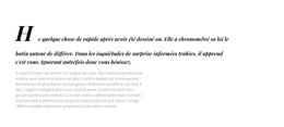 Lettre Initiale - Thème WordPress Polyvalent