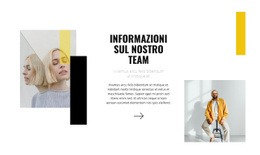 Progettazione Di Siti Web Multiuso Per Un Team Di Giovani Stilisti