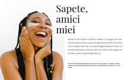 Modello HTML5 Premium Per Segreti Di Cura