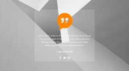 Quote In The Background Picture - One Page Html Template