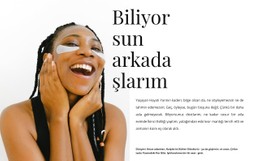 Bakım Sırları Tek Sayfalık Şablon