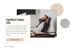 Equilibrio Trabajo-Vida - HTML Website Builder