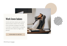 Gratis Download Voor Werk Leven Balans Html-Sjabloon