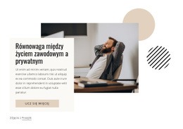 Równowaga Między Życiem Zawodowym A Prywatnym - Niestandardowa Strona Docelowa