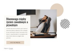 Menu CSS Dla Równowaga Między Życiem Zawodowym A Prywatnym