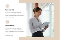 HTML Grátis Para Benefícios Do Coaching De Negócios