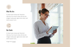 Responsive Web Template For Benefits Of Business Coaching