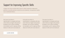 Responsive HTML5 For Specific Skills