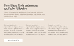 Responsive HTML Für Spezifische Fähigkeiten