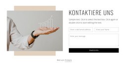 Kontaktformular Für Ihr Coaching - Benutzerdefinierte HTML5-Vorlage