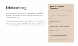 Text Und Liste Auf Farbigem Hintergrund - Kreative Mehrzweck-Joomla-Vorlage