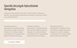 Specifikus Készségek – Ingyenes Css-Téma