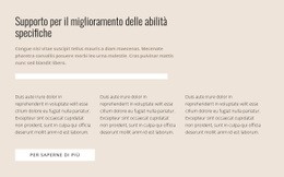 Abilità Specifiche - Mockup Del Sito Web Definitivo