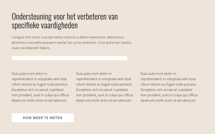 Specifieke vaardigheden Html Website Builder