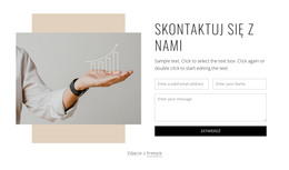 Projekt Strony HTML Dla Formularz Kontaktowy Dla Twojego Coachingu