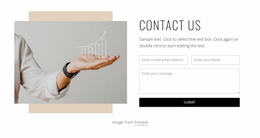 Contact Form For Your Coaching - Responsive Website Template