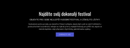 Vstupní Stránka Pro Text O Festivalu