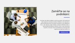 Být obchodně orientovaný Šablony webových stránek