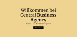 Zentrale Geschäftsagentur CSS-Vorlage
